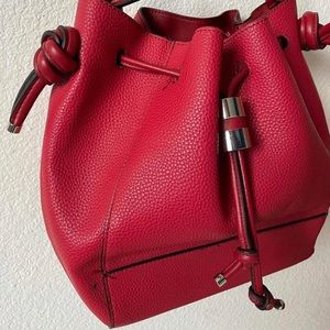 ZARA Red Bucket Bag